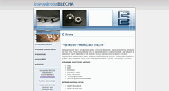 Desktop Screenshot of kovoblecha.sk